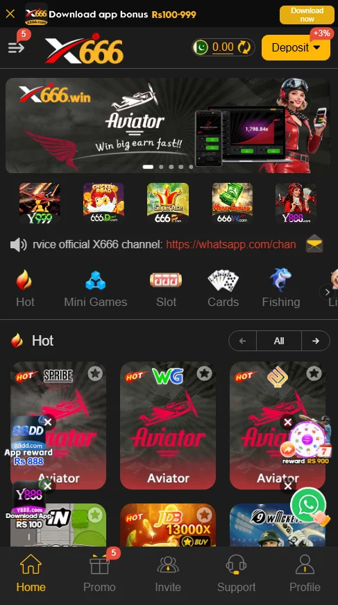 X666.COM home page